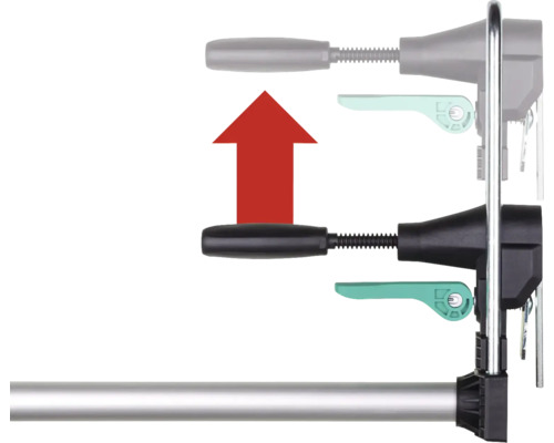 Demonstration der Höhenverstellung einer Werkbank