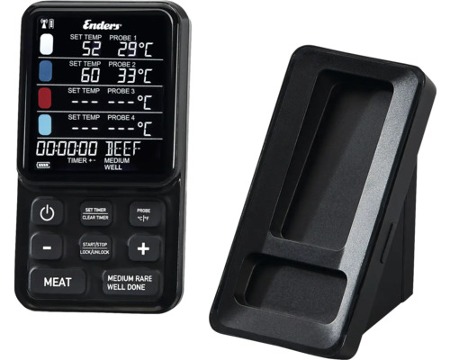 Enders Grillthermometer mit Basisstation zur Temperaturmessung