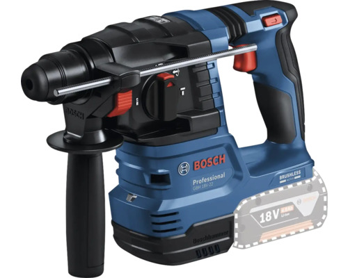 Bosch Professional Akku-Bohrhammer GBH 18V-22 ohne Akku und Ladegerät