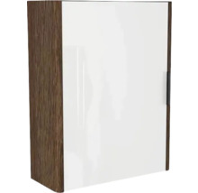 Armoire de toilette Devo Lotos gauche lxhxp 48x62x20 cm bronze expressive oak
