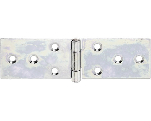 Charnière de table avec lien rivé 32x120,5 mm galvanisation sendzimir 1 pièce Charnière métallique avec trous de fixation