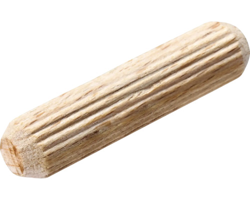 Hettich Cheville en bois de hêtre 8 x 35 mm 500 pièces Cheville en bois rainurée