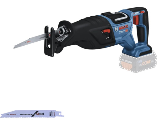Bosch Professional Scie sabre sans fil GSA 18V-28, sans batterie ni chargeur Scie sabre sans fil Bosch avec lame de scie à métaux