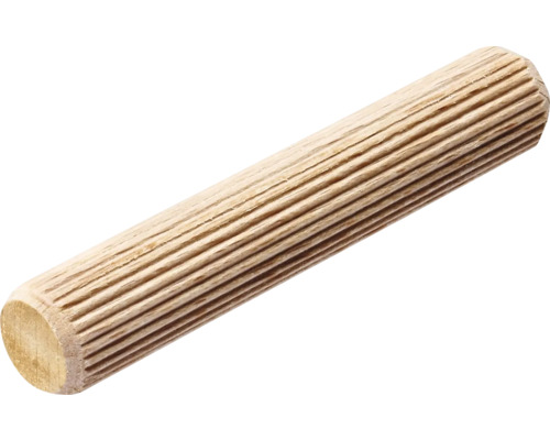 Hettich Cheville en bois de hêtre 14 x 80 mm 120 pièces Cheville en bois rainurée