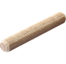 Cheville en bois rainurée