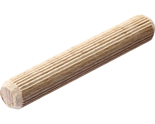 Hettich Cheville en bois de hêtre 16 x 100 mm 90 pièces Cheville en bois rainurée