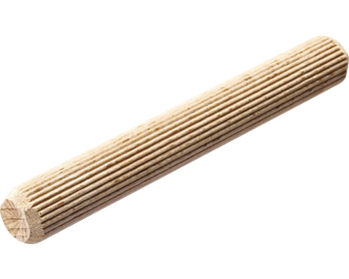 Hettich Cheville en bois de hêtre 16 x 120 mm 60 pièces Cheville en bois rainurée