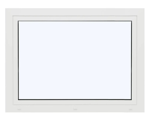 Fenêtre rectangulaire avec cadre en plastique