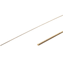Cheville en bois avec surface rainurée