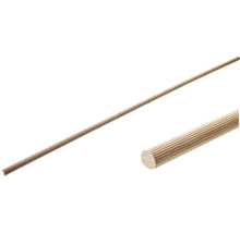Baguette de goujon rainurée en bois