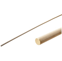 Tige de goujon rainurée en bois