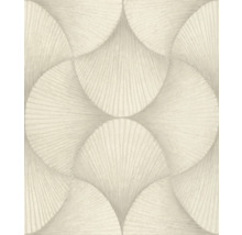 Tapete mit grafischem Blütenmuster