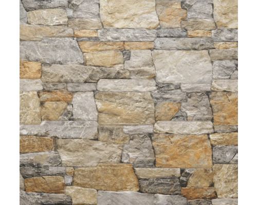 Maçonnerie avec aspect pierre.