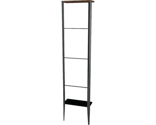 Handtuchleiter Devo Lotos BxHxT 45x192x20 cm perfect touch black/bronze expressive oak