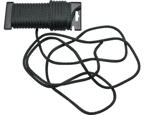 Schwarzes Polyesterseil auf Spule