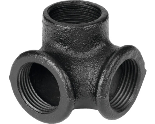 Walteco Y-Stück 3/4" RT-7 schwarz