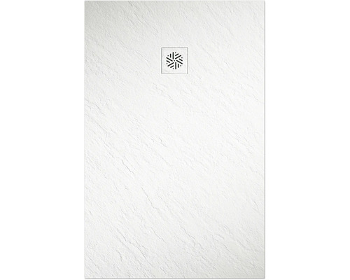 Receveur de douche Jungborn Cento 140 x 90 x 2,6 cm blanc mat -