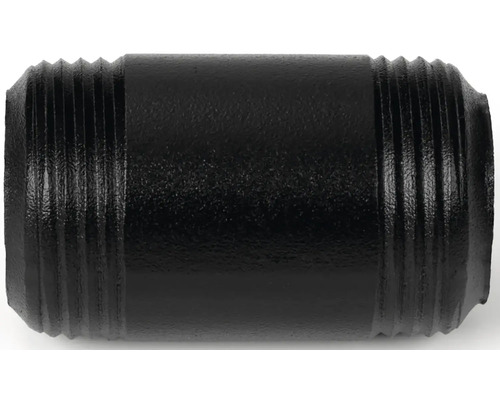 Raccord mâle noir en métal