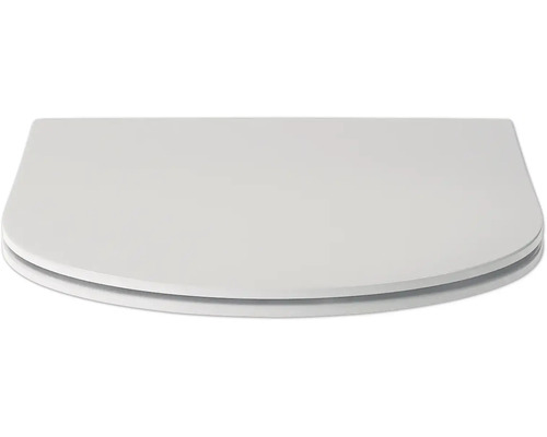 Abattant de WC demi-rond en plastique