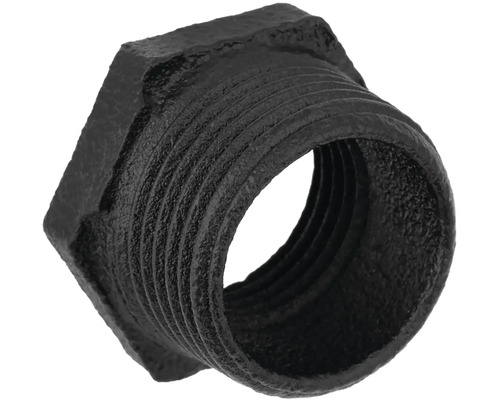 Manchon noir fileté pour raccords de tuyaux