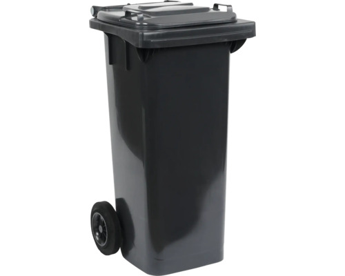 Poubelle avec couvercle rabattable Cargo 120 l anthracite brillant