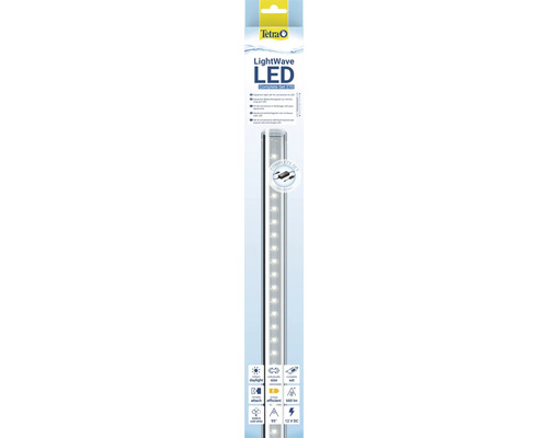 Éclairage d'aquarium Tetra LightWave Set 270 avec alimentation sur secteur et adaptateur 6,3 W longueur de 27 à 33 cm