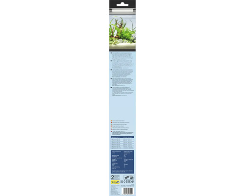 Lampe d''aquarium Tetra dans son emballage avec plantes d''aquarium