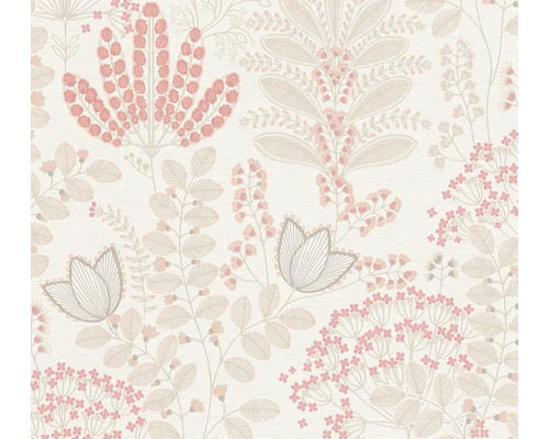 Papier peint intissé Famous Garden feuilles floral Papier peint à motif floral