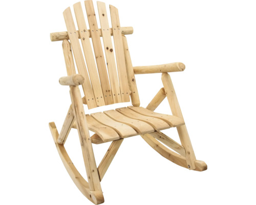 Holzschaukelstuhl für den Garten