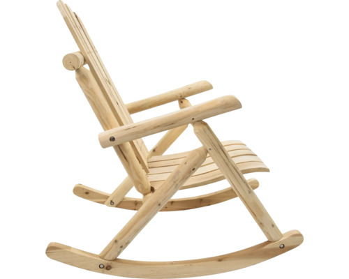 Holzschaukelstuhl für den Garten
