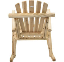Holz Gartenstuhl von hinten
