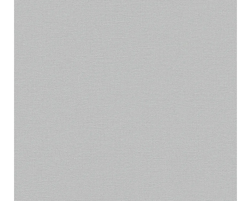 Papier peint intissé 37603-2 Natural Living uni gris clair gris