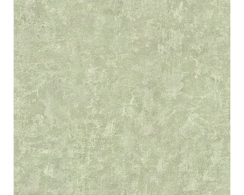 Papier peint intissé 38639-2 Natural Living uni crépi vert