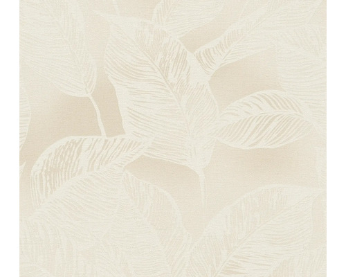 Papier peint intissé 38663-3 Natural Living feuilles beige