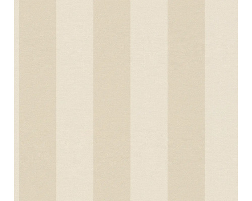 Papier peint intissé 38665-2 Natural Living rayures larges beige