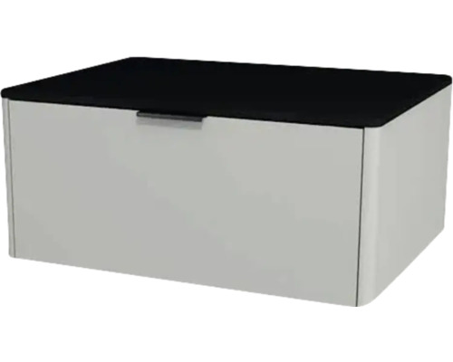 Waschtischunterschrank mit 1 Schublade Devo Lotos BxHxT 70x31x53 cm perfect touch stahlgrau/soft black Waschtischunterschrank mit 1 Schublade Devo Lotos BxHxT 70x31x53 cm perfect touch stahlgrau/soft black