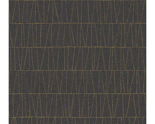 Papier peint intissé 39506-3 Jade 2 motif graphique noir