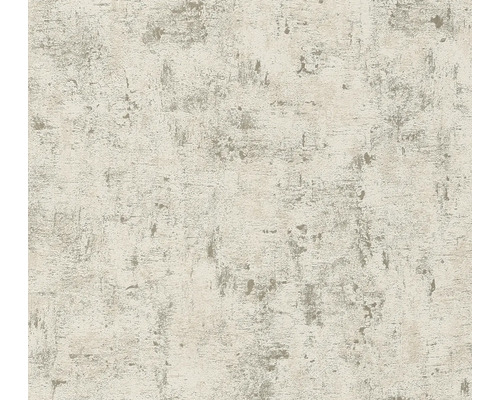 Papier peint intissé 3951-60 Jade 2 uni aspect crépi beige Papier peint avec motif abstrait