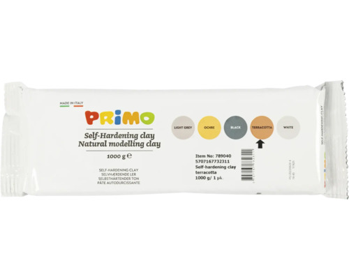 Paquet de pâte à modeler autodurcissante terre cuite, 1000 grammes