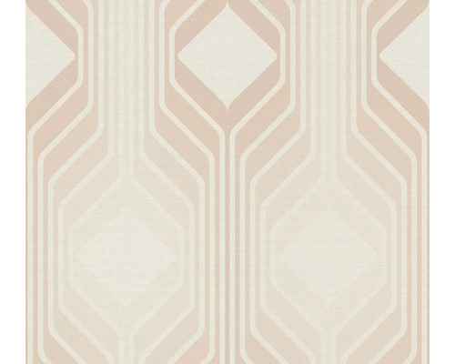 Vliestapete 39532-4 Retro Chic Linien hellbeige