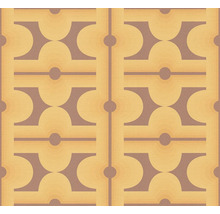 Papier peint intissé 39533-4 Retro graphique jaune
