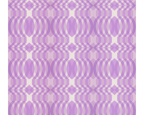 Papier peint intissé 39534-3 Retro Chic motif rétro violet