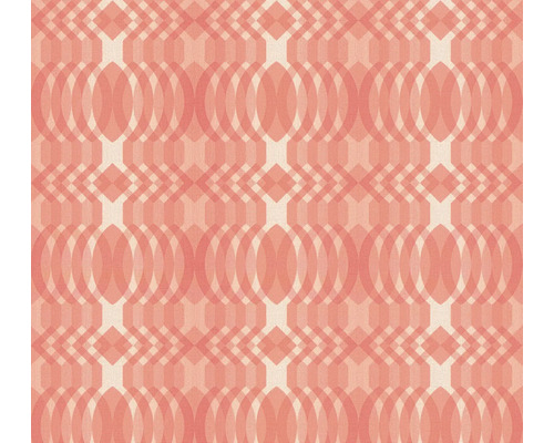 Papier peint intissé 39534-4 Retro Chic motif rétro rouge