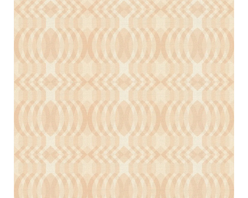 Papier peint intissé 39534-5 Retro Chic motif rétro beige
