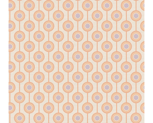 Vliestapete 39537-5 Retro Chic Retrografik orange