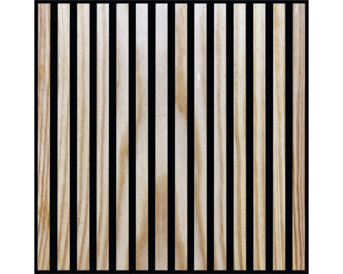 Panneau en bois avec des lamelles verticales pour la décoration murale