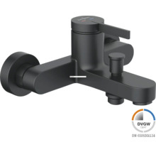 Robinet de baignoire noir mat avec certification DVGW