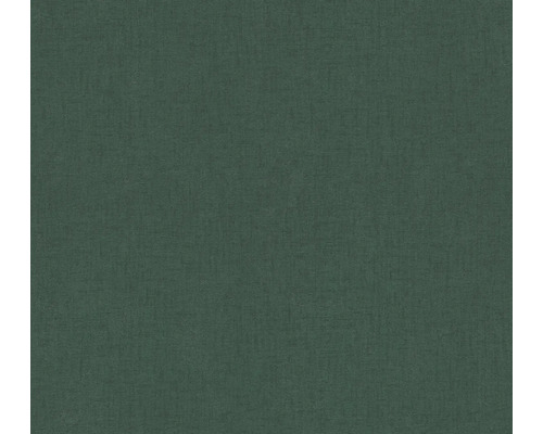 Papier peint intissé 39339-5 Casual Living uni vert foncé Gros plan d''un matériau textile