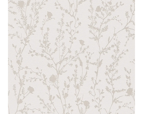 Papier peint intissé 39546-1 Casual Living floral nature gris blanc Papier peint intissé 39546-1 Casual Living floral nature gris blanc