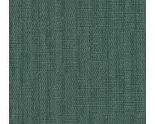 Papier peint intissé 3955-35 Casual Living aspect tissu vert foncé Gros plan d''une texture de papier peint de couleur unie
